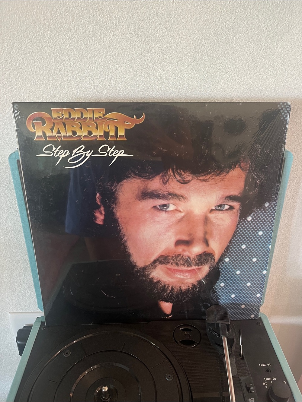 Eddie Rabbitt "Step By Step" Vinyl LP - Brown, Black